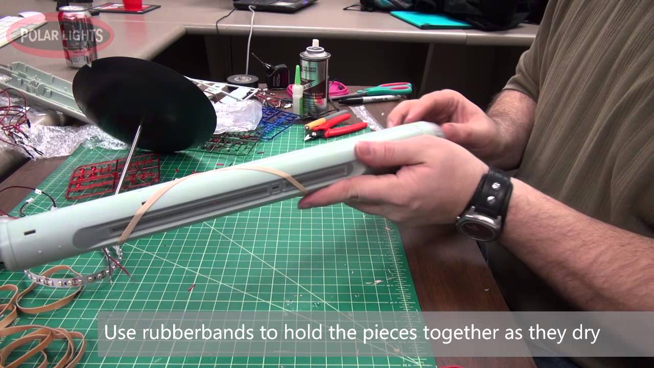 1350 Scale Enterprise Model Light Kit Installation YouTube