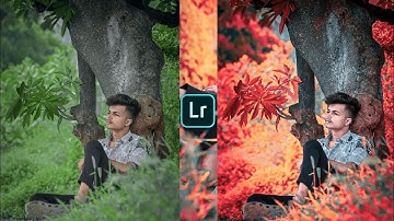 Lightroom red effect photo editing lightroom background colour change photo editing 2021 | as editz