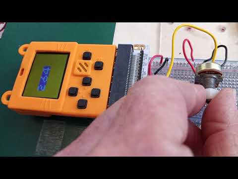 For Dolphin, analog read Resistance with Meowbit, print large numbers,MakeCode Arcade