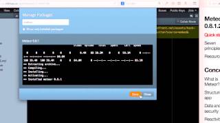 Get started with Meteor in under 2 minutes
