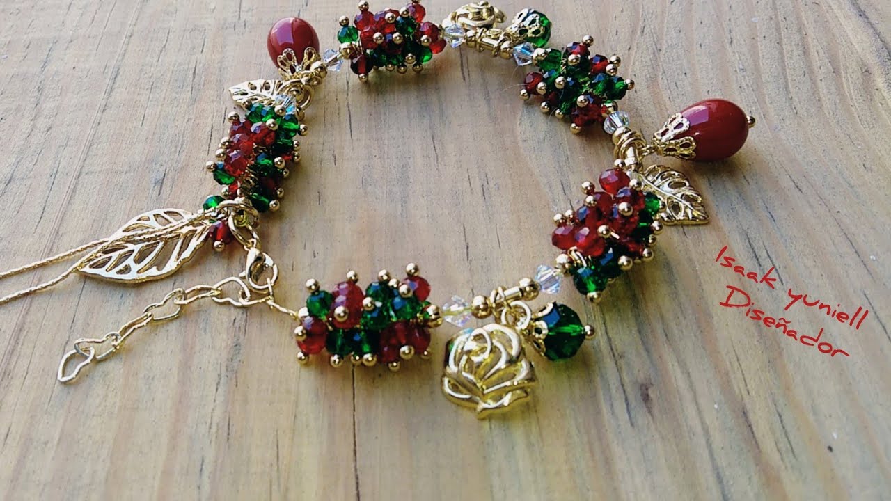 Hermosa pulsera de engarces ❤️😍