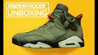 Travis Scott Air Jordan 6 Unboxing