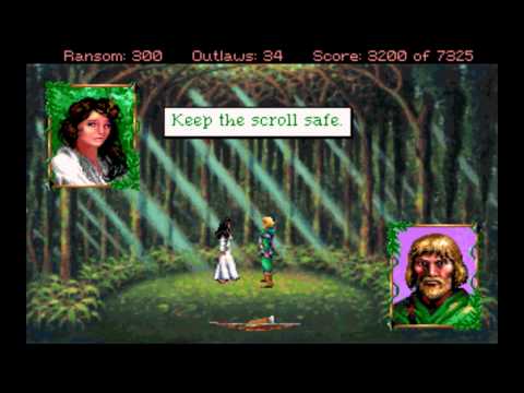 [MS-DOS] Conquests of the Longbow: The Legend of Robin Hood Прохождение / Walkthrough