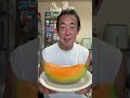 Hokkaido Melon, the best in Japan! Maybe the world! #japantravel #japantrip #japanesefruit