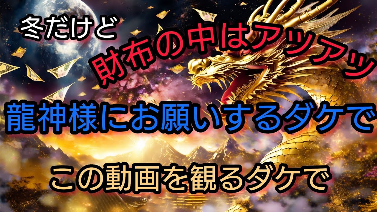 奇跡の周波数528Hz❗️黄金龍神 シンギングボウル 528Hz