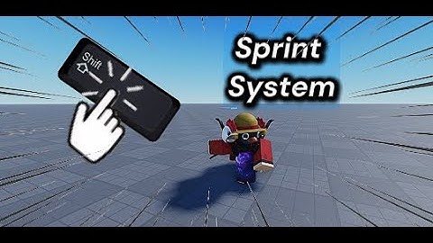How to make a shift to sprint script!!  | Roblox Studio 2025