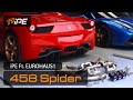 Ferrari 458 spider equipped with ipe titanium exhaust system ft eurohaus1