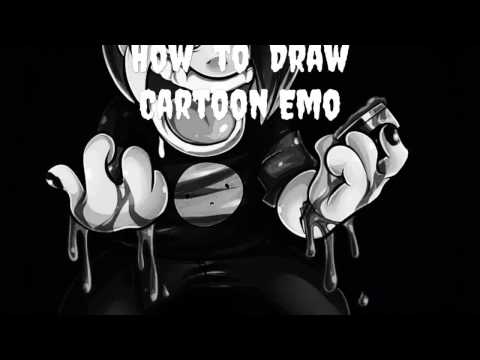 How to draw Cartoon Emo