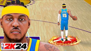 YOUNG Carmelo Anthony Is A GEM In NBA 2k24 Play Now Online