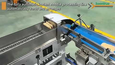 Instant Noodle Sorting & Arranging Line | Automatic Feeding System for Packaging Lines