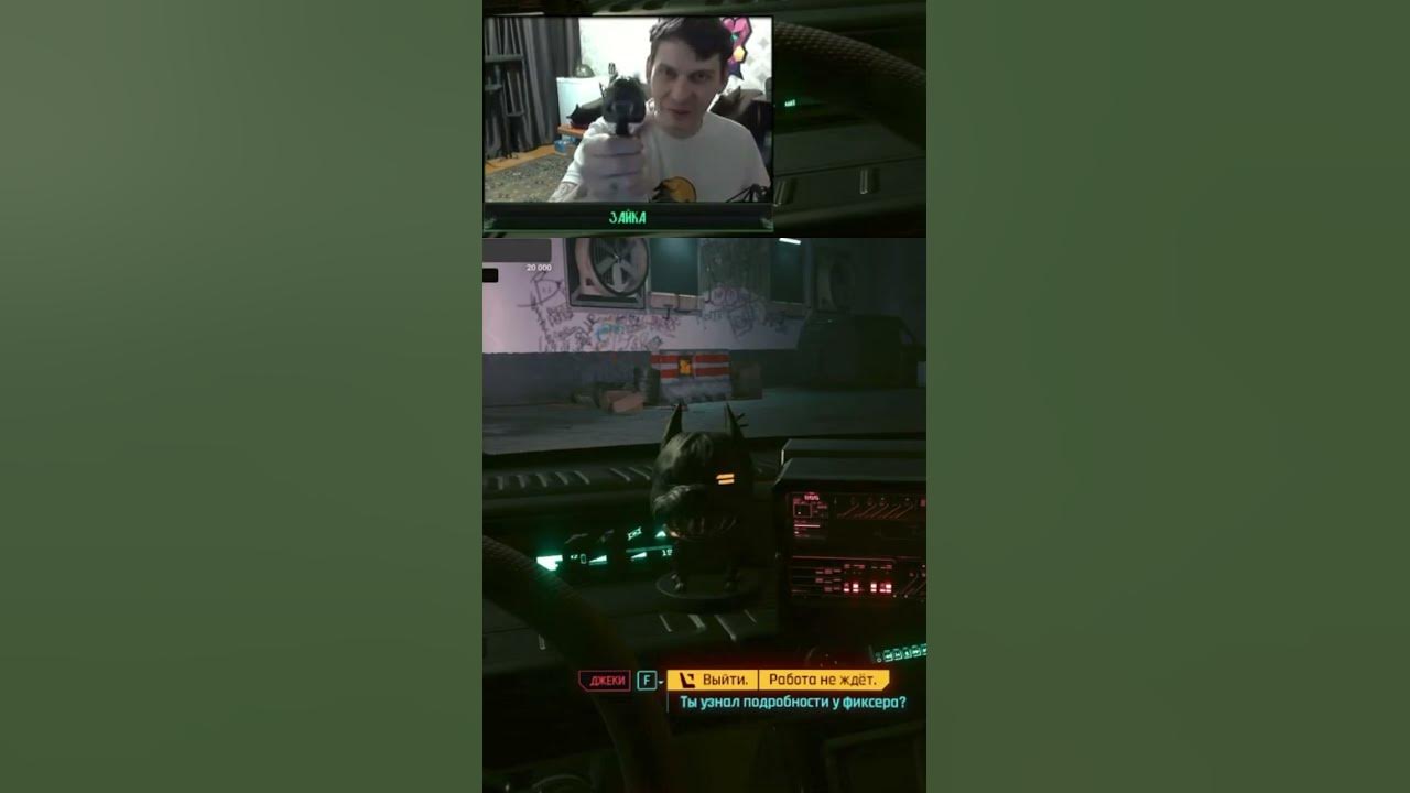 Показал пса из киберпанка ) киберпанк cyberpunk 2077 - YouTube