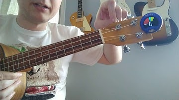 How to tune your Ukulele using a clip on tuner
