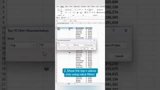 🔥Excel Pivot Table Top 3 Hacks 2025! #excelshortcuts #shorts #excelshortcutsforb nm StsM169E