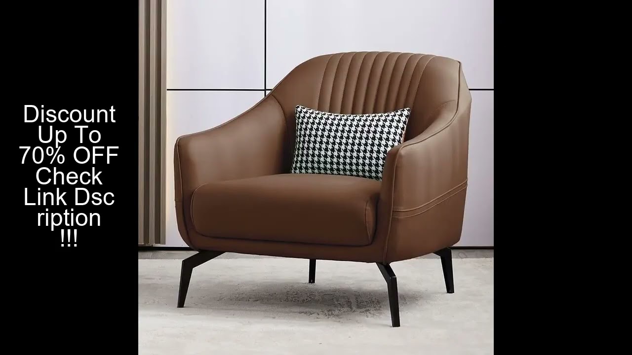 Scandinavian light luxury single sofa chair living room home bedroom leisure chair designer fabric s