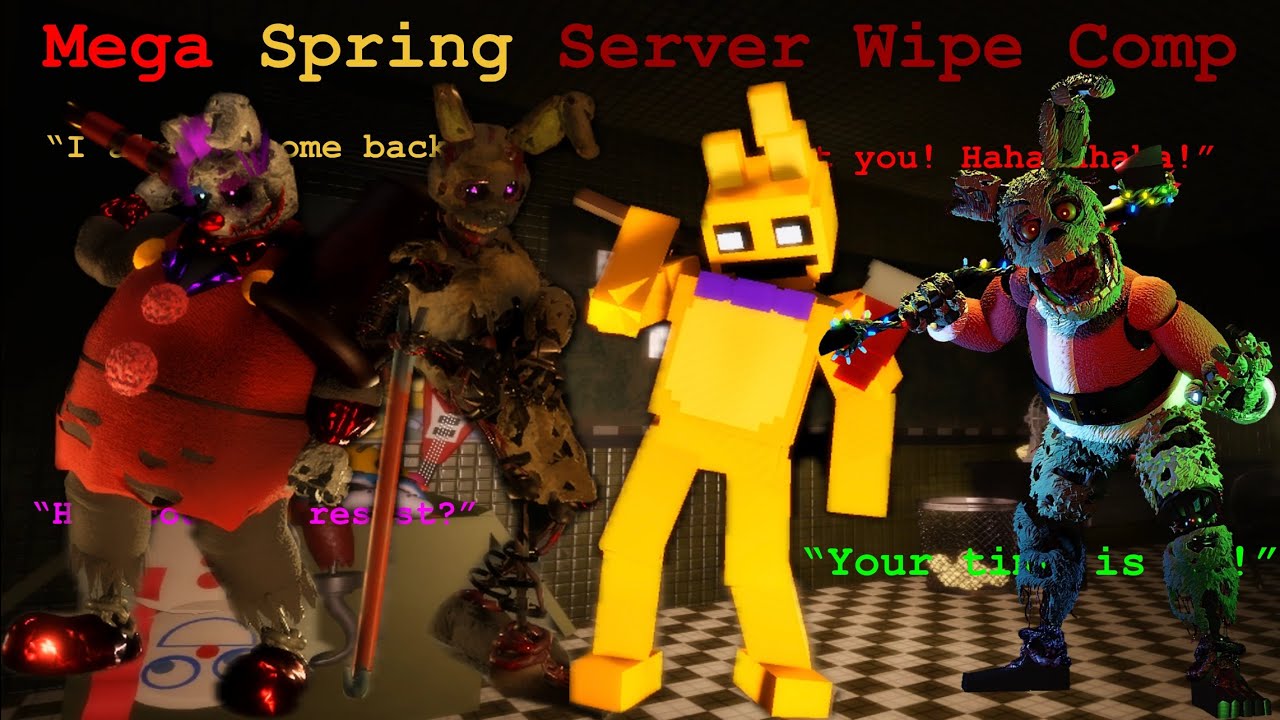 Over An Hour of Springtrap Server Wipes - Pillar Chase 2