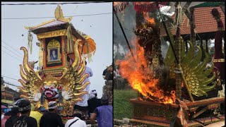 Dokumentasi Pelebon I Gusti Ayu Raka Setiawati Puri Kawan Carangsari