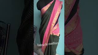 premium Mysore silk crape saree🌸♥️# best price #sareelove #vastrasbymadhura # beautiful sarees
