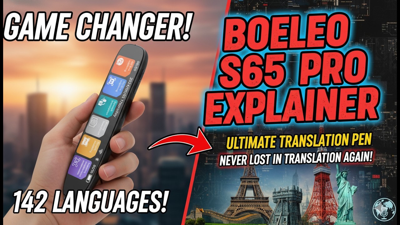 video Boeleo S65 Pro: Your Smart Pocket Language Translator