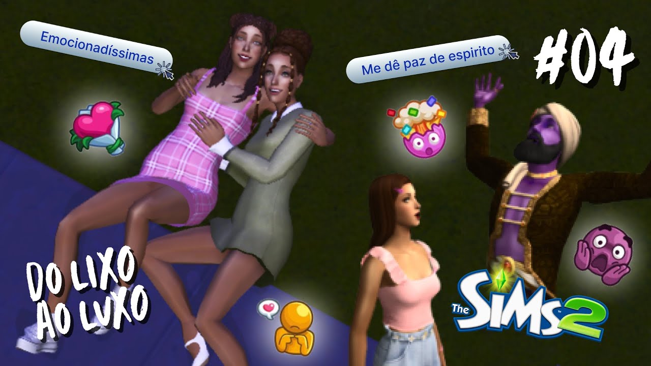 Usamos a Lâmpada magica, abrimos a loja e ganhamos um presente | Desafio Lixo ao Luxo | The Sims 2