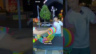 Famous Learned How to Play with a Slinky Toy 😚|| #short #shorts #toys Profile