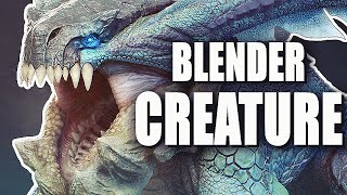 Blender - Game CREATURE Timelapse