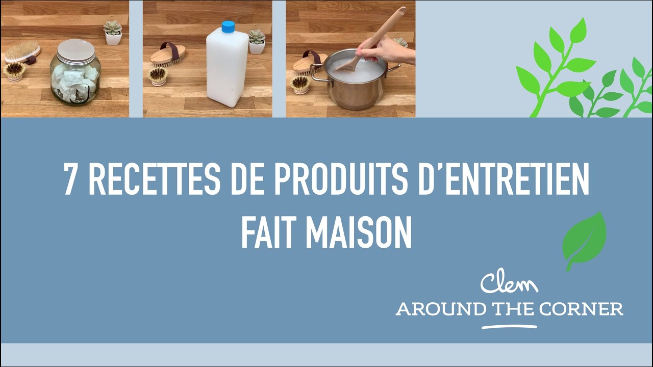 Comment réaliser soi-même ses produits d'entretien maison ?