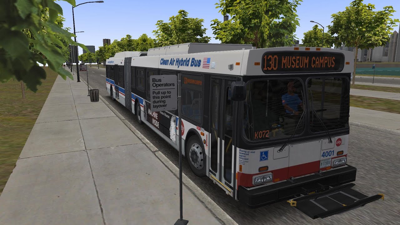 Omsi 2 - Chicago Downtown - DE60LF Hybrid - Linie 130 (Adler Planetarium - Ogilvie Station)