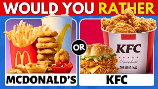 Would You Rather | Hardest Choices Ever! Food Edition