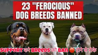 Please Support करे और इन Breeds को Ban 🛑 होने से रोके #dog by Bhola Shola 2,413 views 1 month ago 5 minutes, 15 seconds