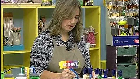 Como aplicar a tinta dimensional?