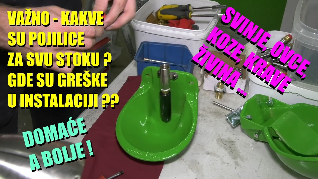 AKO imate STOKU - ovo je nešto što svi misle da je NEBITNO A U STVARI JE MNOGO VAŽNO - VODA !