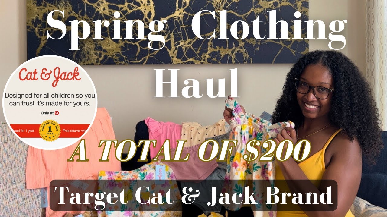 2023 Kids Spring/Summer Clothing Haul • Target Cat&Jack 🎯👗👖👚 - YouTube