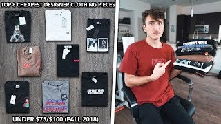 value author Cook a meal Top 8 CHEAPEST Designer Clothing Pieces For Under $100! (Fall 2018) -  YouTube
