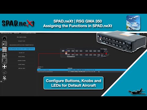 Configure the GMA 350 to work with Standard Aircraft