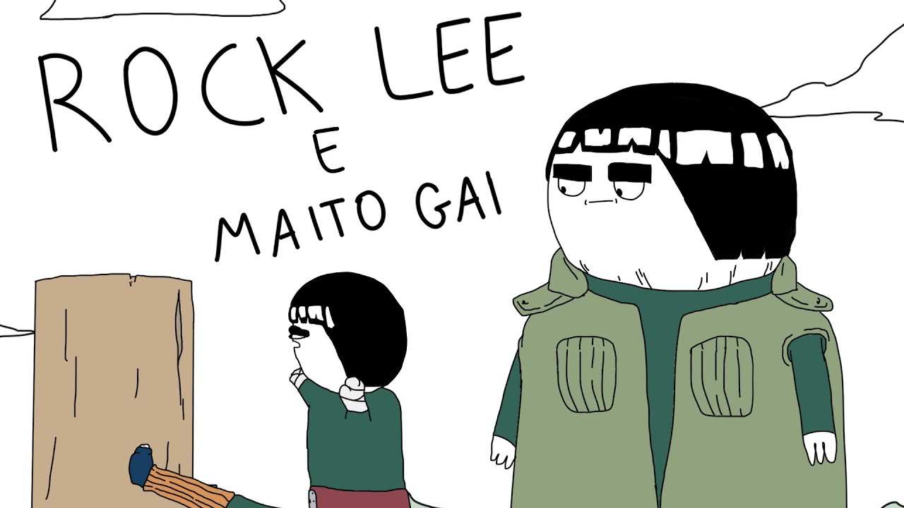 ROCK LEE E GAI - NARUTO ( Animação )