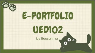 E-PORTFOLIO - UED102
