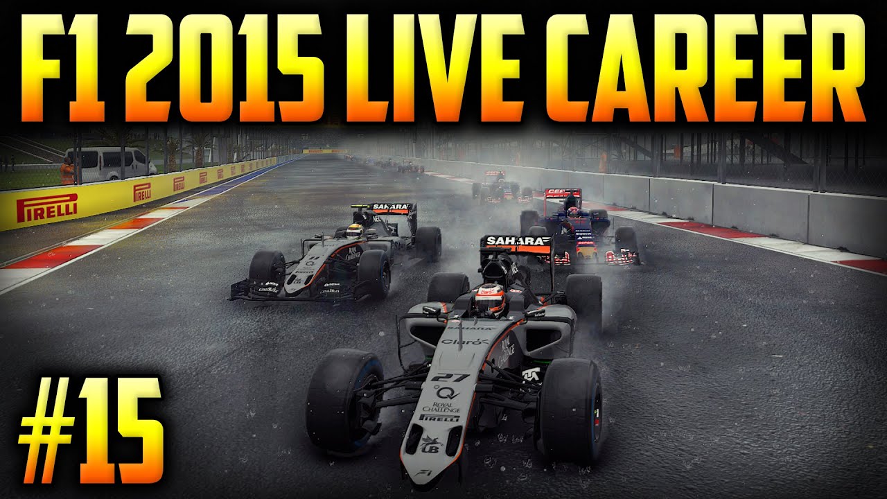 F1 2015 LIVE COCKPIT CAREER #15 | RUSSIAN GP