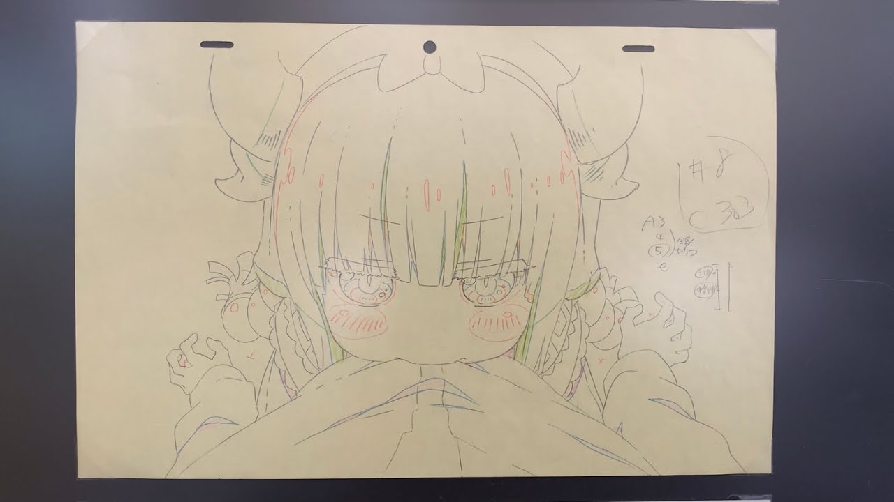 小林さんちのメイドラゴン原画（Miss Kobayashi's Dragon Maid