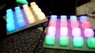 Vegas lights demo on button pads
