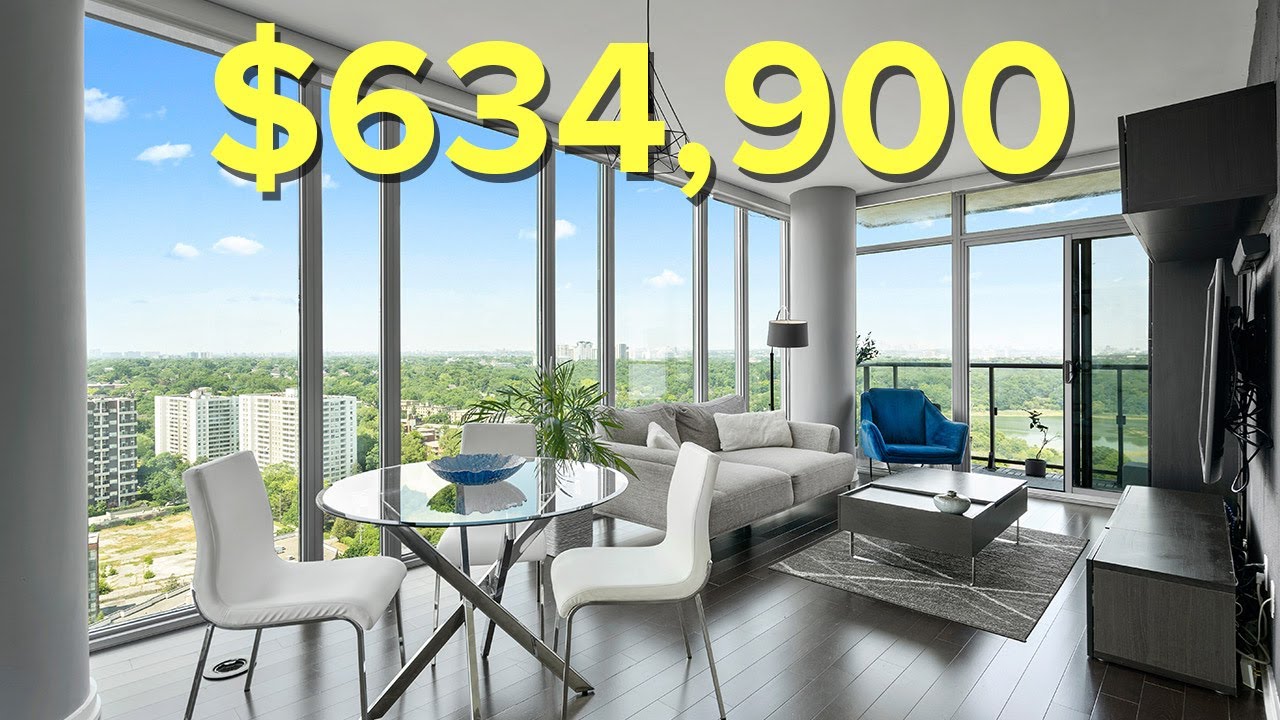 Glass Wall Condo in Toronto, Ontario with Incredible Views!  Condo Tour with Mark Salerno and Mike!