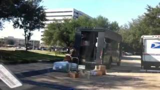 UPS (SUCKS)  throwing FRAGILE packages off truck at Greenway Tower denied claim