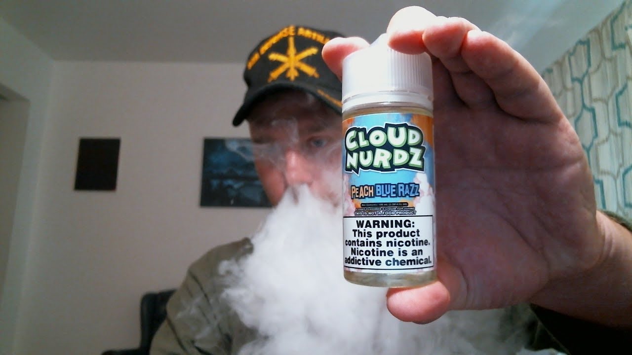DBA OG eliquids  Cloud Nurdz Peach BlueRazz