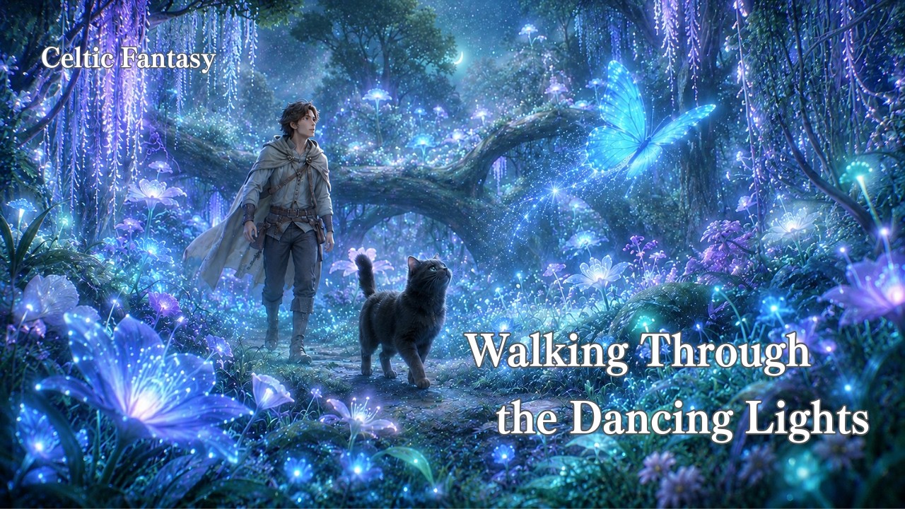 光舞う森を歩いて – Walking Through the Dancing Lights【ケルト幻想