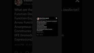 types of functions in javascript explained in 60 seconds ✅ | interview prep series  #javascript