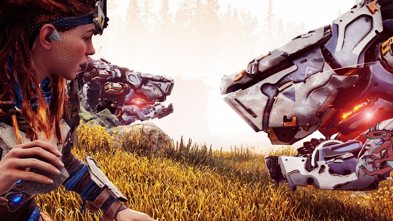 Horizon Zero Dawn gameplay - Killing a BEHEMOTH With A ROCK (Horizon Zero Dawn tips and tricks)