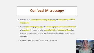 Microscopy Lecture 6 | Confocal Microscopy | Basics, Principle, Working and Applications