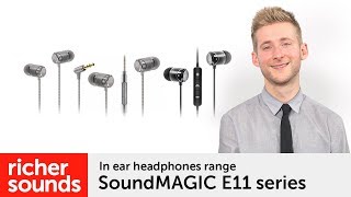 Soundmagic E11 in-ear headphones range | Richer Sounds