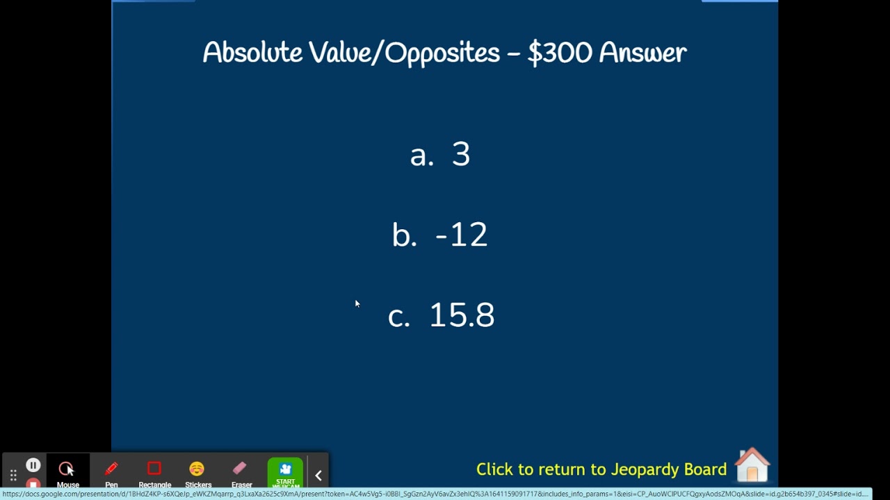 Jeopardy Game Directions YouTube