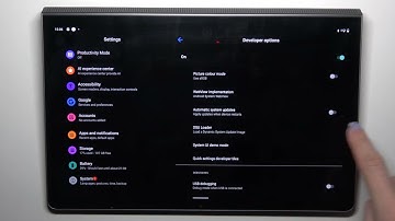 How to Set Up Automatic System Updates on a LENOVO Yoga Tab 11 - Auto Updates