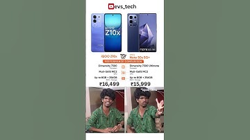 iQOO Z10x vs Infinix Note 50s 5G+ 🤣  comparison #iqooz10x #infinixnote40pro5g